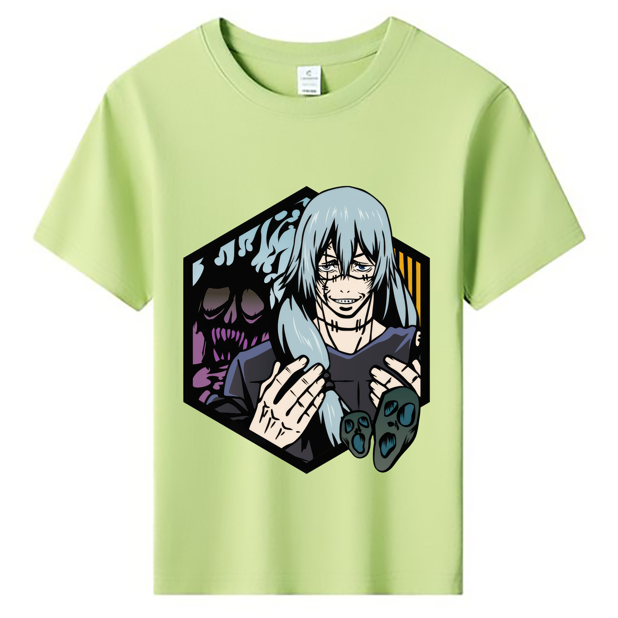 （画像用） 呪術廻戦 Jujutsu Kaisen 綿100％キッズTシャツ（フロントプリント）